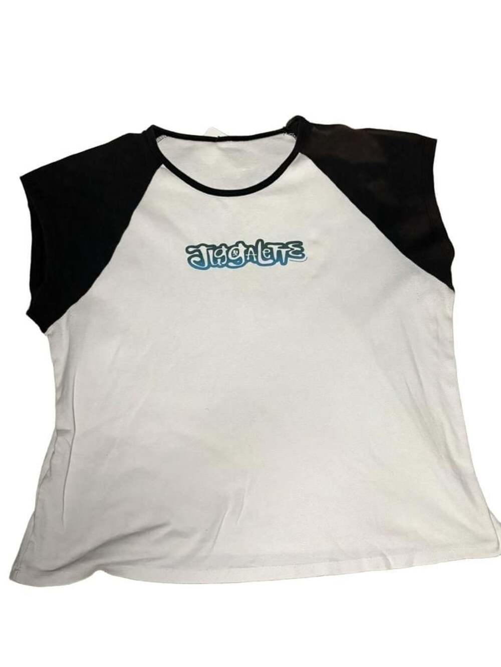 Psychopathic Records Juggalos Juggalette Raglan T-Shirt White Black